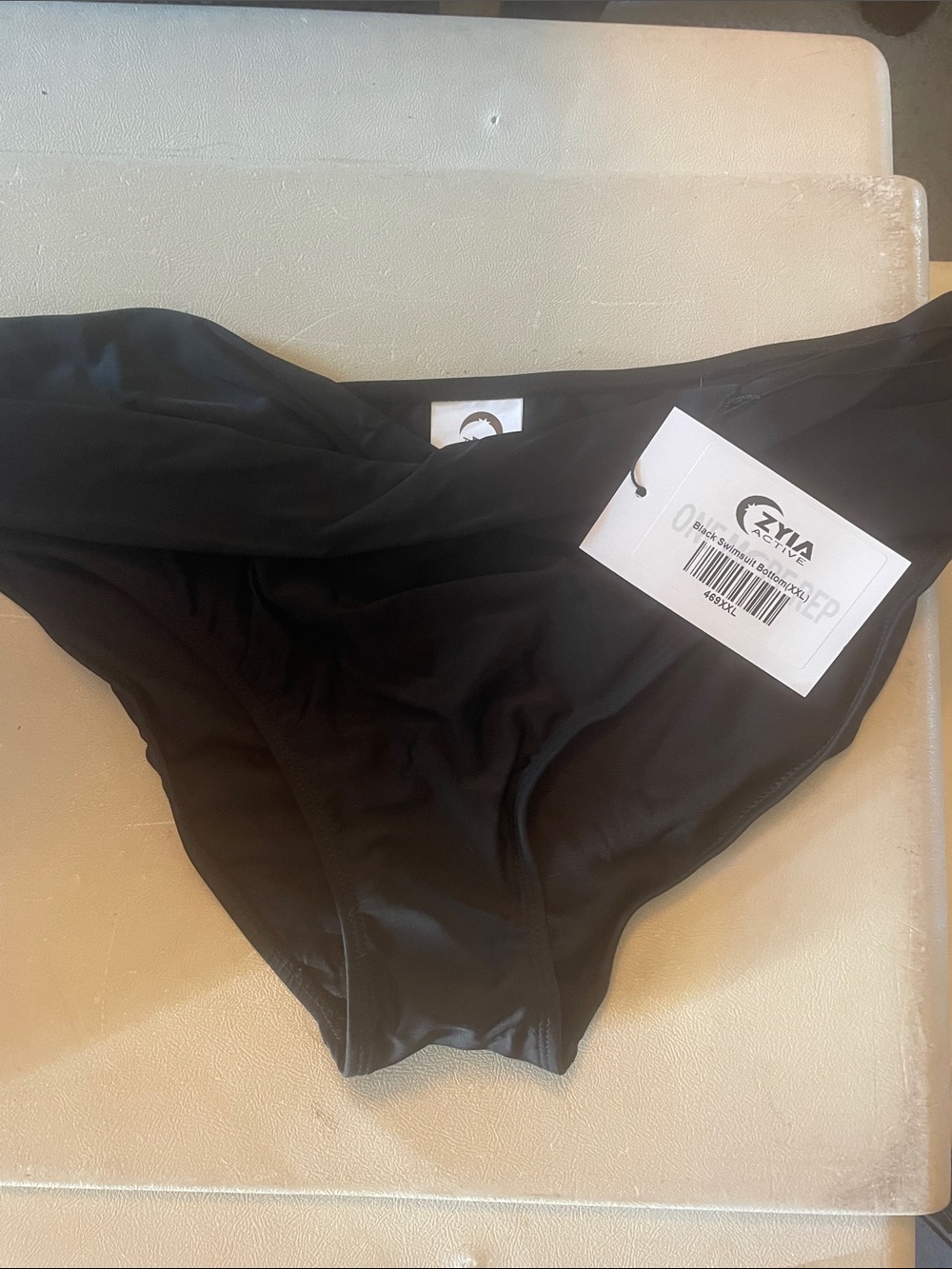 Zyia  Black Women's Swim Bikini Bottoms